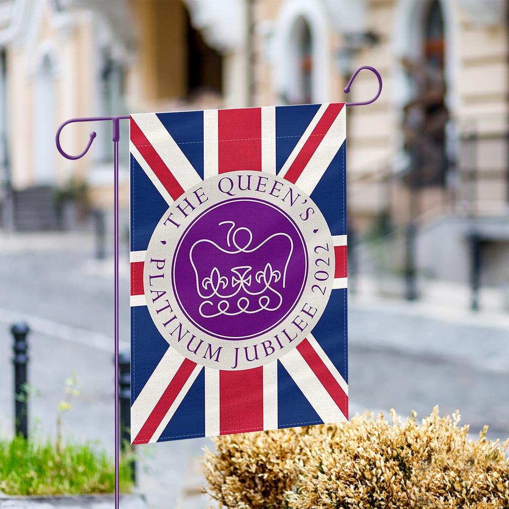 Vlajka Anglie k 70. výročí, mávání vlajkou, dekorace na párty, zahradní vlajka