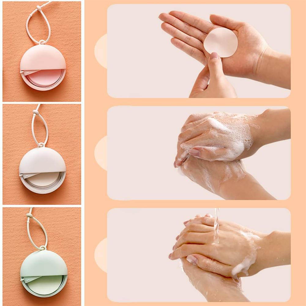50 portable travel disposable hand soap sheets, camping hand sanitizer, and disposable portable foam bath sheets for outdoor hik