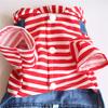 Puppy Denim Clothes Four-legged Conjoined Windproof Clothes Warm Pet Supplies for Spring Autumn