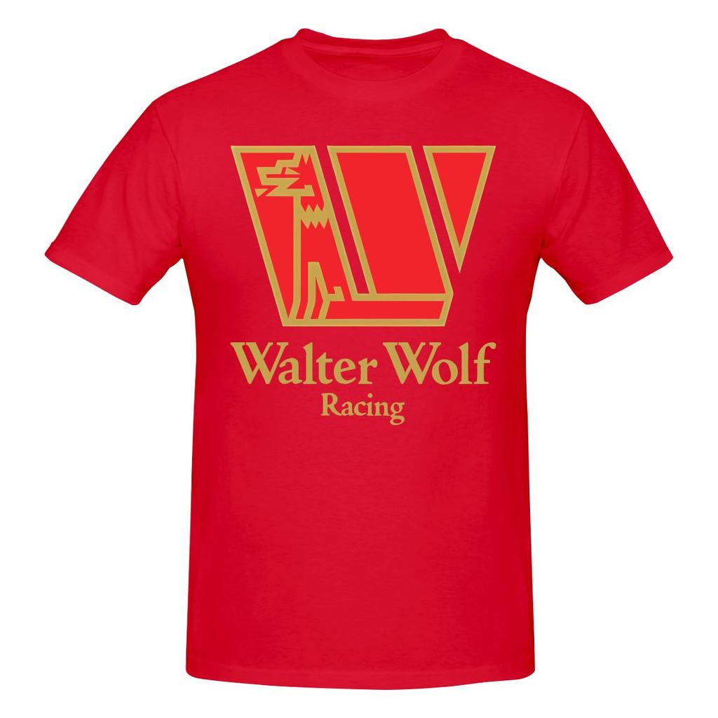 Walter Wolf Racing Hong Kong Stil T-Shirt Künstlerischer Junge Faules Gefühl T-Shirt