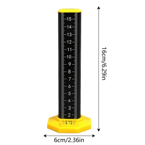 Carpentry Equal Height Measuring Instrument - Ceiling Level Ruler, Equal Distance Ruler | Height Gauge, Laying Floor Tile Ruler, Level Tile Elevation