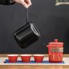 Guyun Vine Portable Travel Tea Set Simple Ceramic One Pot Three Cups Portable Bag Express Gift Gift