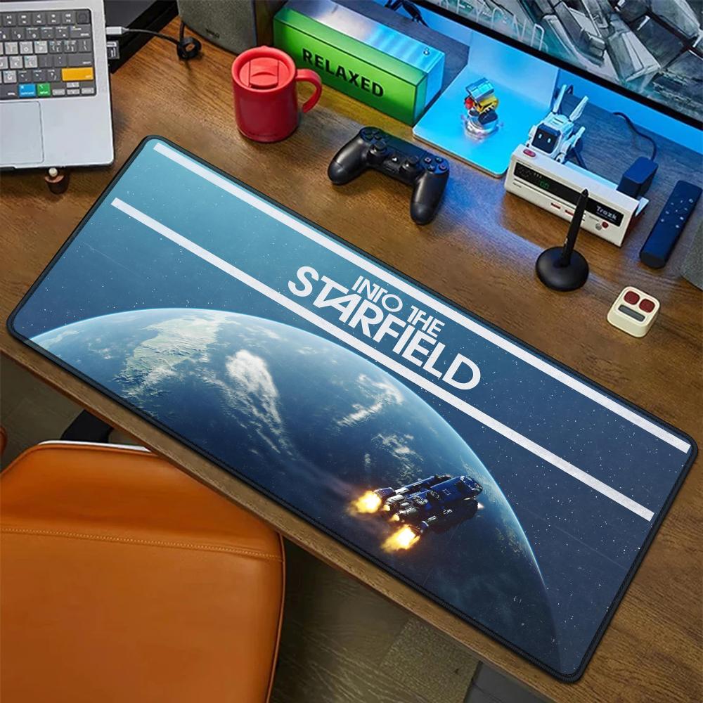 S-Starfieldes Games Mouse Pad Rubber Mat Laptop Xxl Mousepad Notebook Gamer Computer Table Gaming Accessories