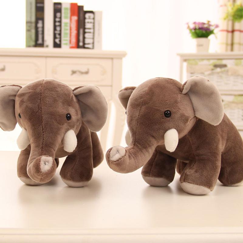 Cute Large Stuffed Plush Toy Simulation Elephant Doll Throw Pillow Birthday Christmas Gift