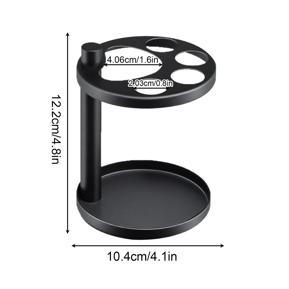 

Держатели для зубных щеток для ванных комнат, держатель для зубных щеток и зубной пасты, органайзер для ванной комнаты, черная подставка с вентилируемыми слотами для ежедневного использования в ванной комнате