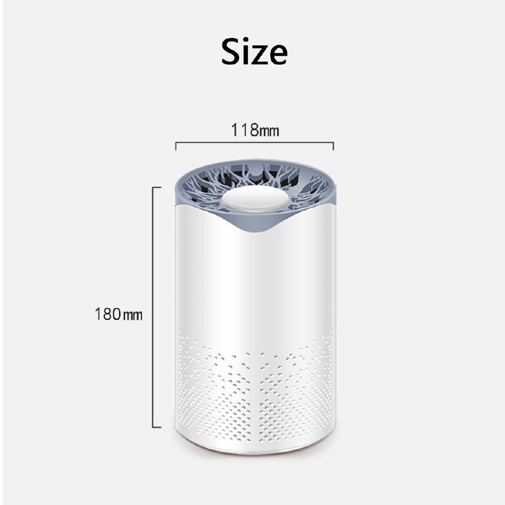 5W Antiviral UV Air Purifier Filter Air Cleaner Fresh Ozone Home Bedroom Auto Smoke Formaldehyde Sterilizer Smart No Radiation
