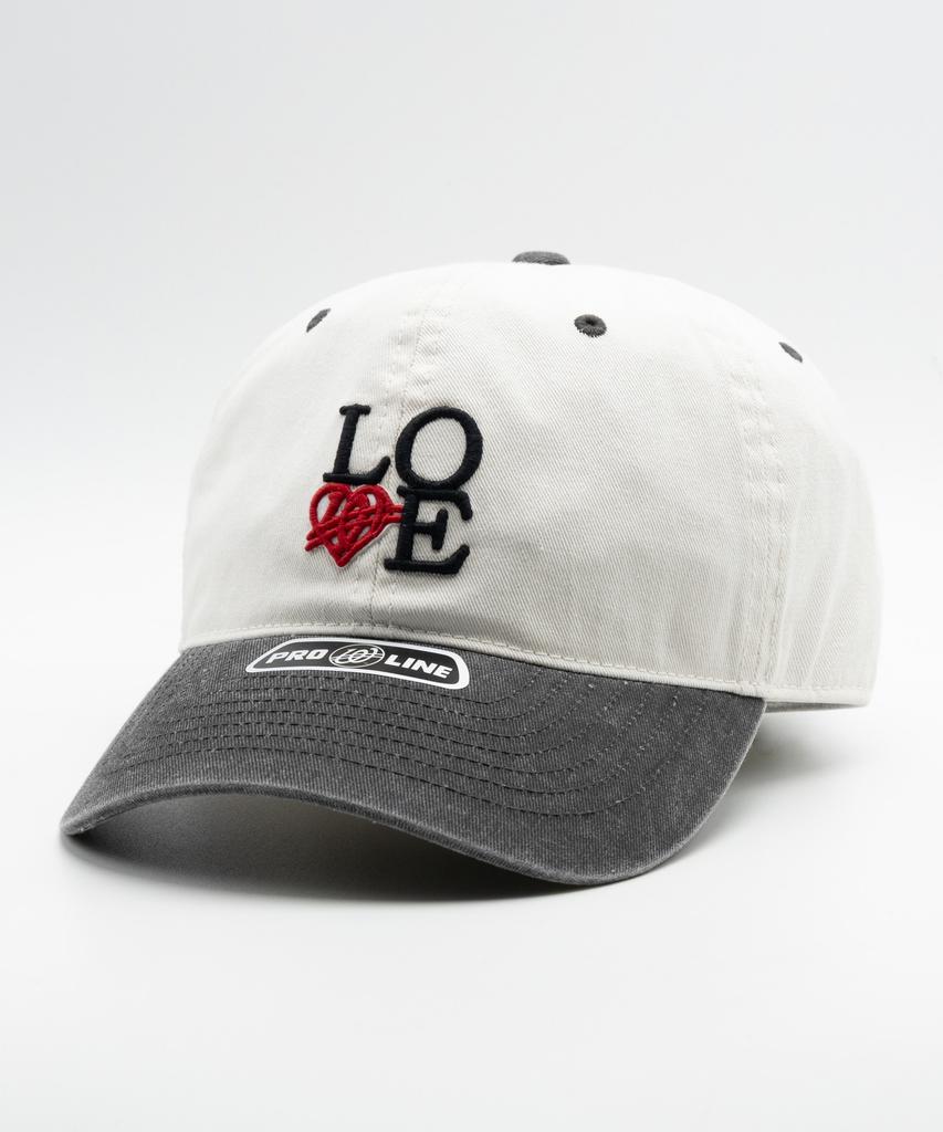 Wieoldeuwoldeu Love Logo Pigment Color Block Ball Cap