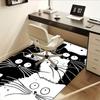 Office Carpet Cute Cats Design Perfect for Sofa Protection Under Chairs