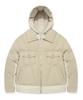 Trucker Hoodie Short Puffer Ivory