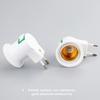 E27 Light Bulbs Socket Outlet Converter with Switch EU US Plug Adapter Standard Screw-in Base Holder ON/OFF Lamp Accessory
