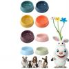 Thickened Non-slip Plastic Pet Bowls Lightweight Portable for Dogs Cats Outdoor Hiking Feeding