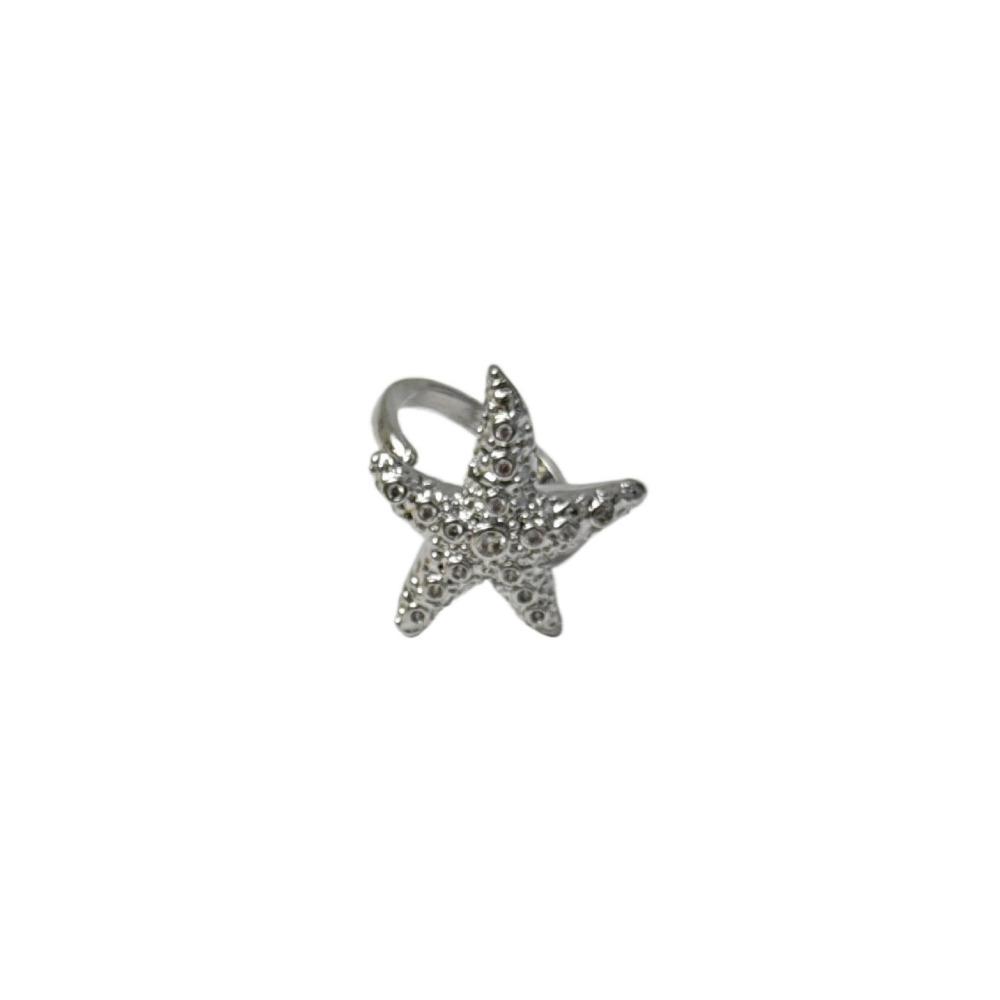 Jewelry Accessories Metal Starfish Ring Korean Style Vintage Finger Buckle  Gift