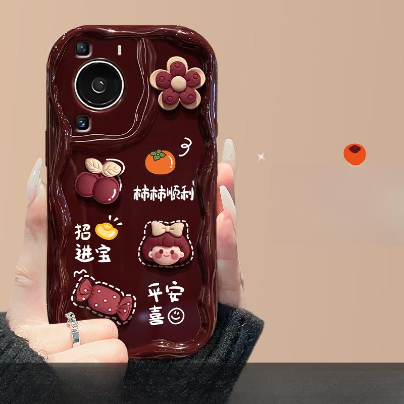 

Подходит для чехла для мобильного телефона Huawei Mate60pro P50/30 Кукла-цветочница Шнурок Nova11 Glory 90/80 Huawei, enjoy Z