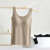 Women's Solid Color Cup Yoga Bottom Shirt Sports Underwear Vest