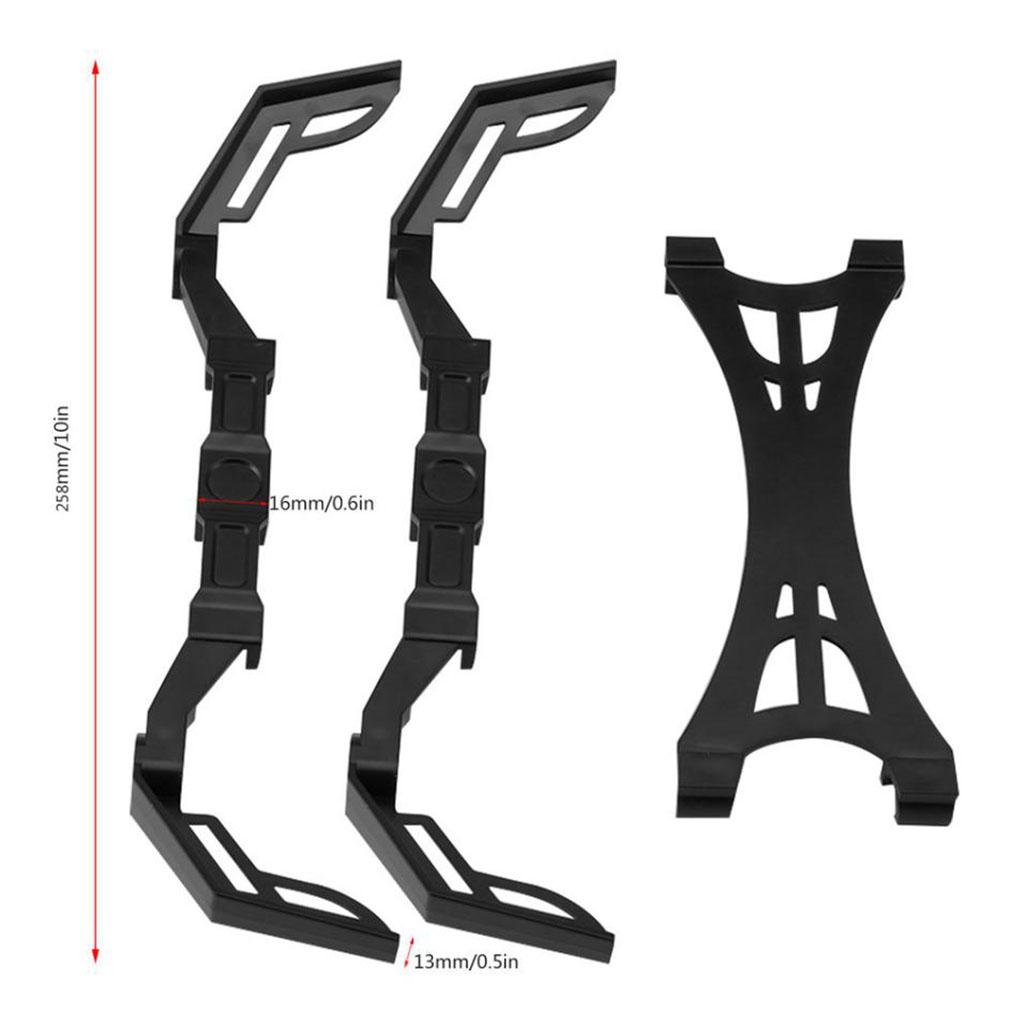 Landing Gear Skid and Camera Gimbal Guard for DIY Parts Accessory Black