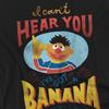 Sesame Street Unisex Adult Banana In My Ear Ernie T-Shirt