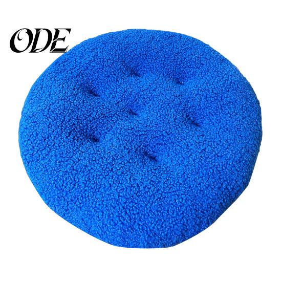 Futon Design Kissen Sitz Rund Pelzig Kurzer Plüsch Oberfläche Extra Dick Stuhl Boden Anti-Rutsch Einfarbige