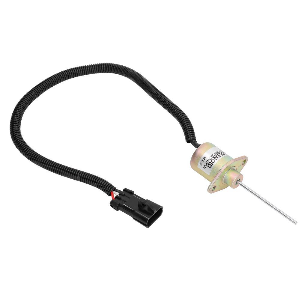 12V Kraftstoffabschaltmagnet 1503ES‑12A5SUC9SCC28 3 Anschlüsse Ersatz für Kubota V2203‑DI