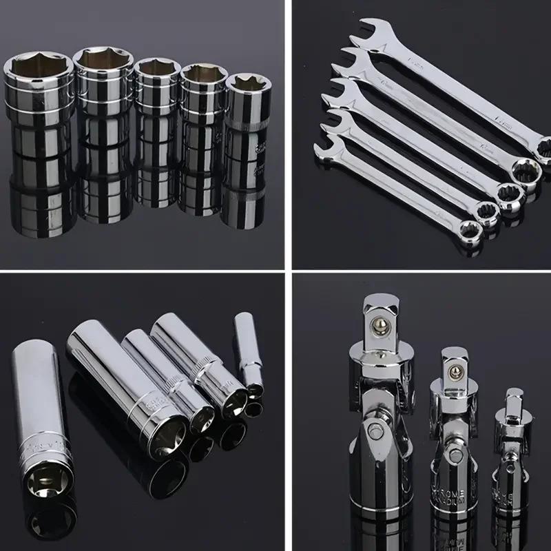 Repair Tool Set 46 Pieces/set Socket Set Automotive Repair Wrench Torque Wrench Combination Automotive Repair Tool Set Amagi