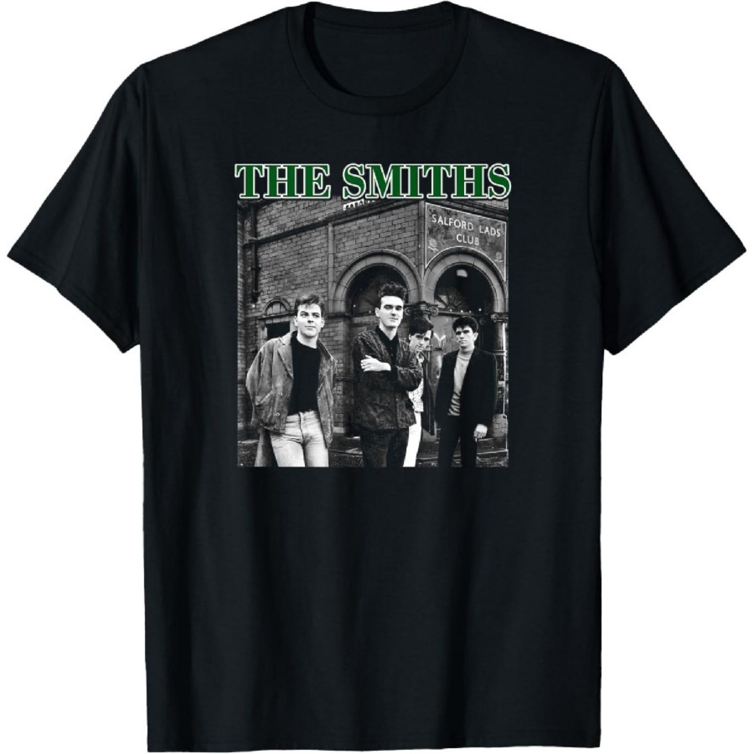 Футболка The Smiths Band Shot Salford Lads Club от Стивена Райта S чёрный