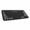 Compact Round Keycaps Mini Keyboard Wireless Bluetooth 2.4G Dual Mode Portable Slim Keyboard for