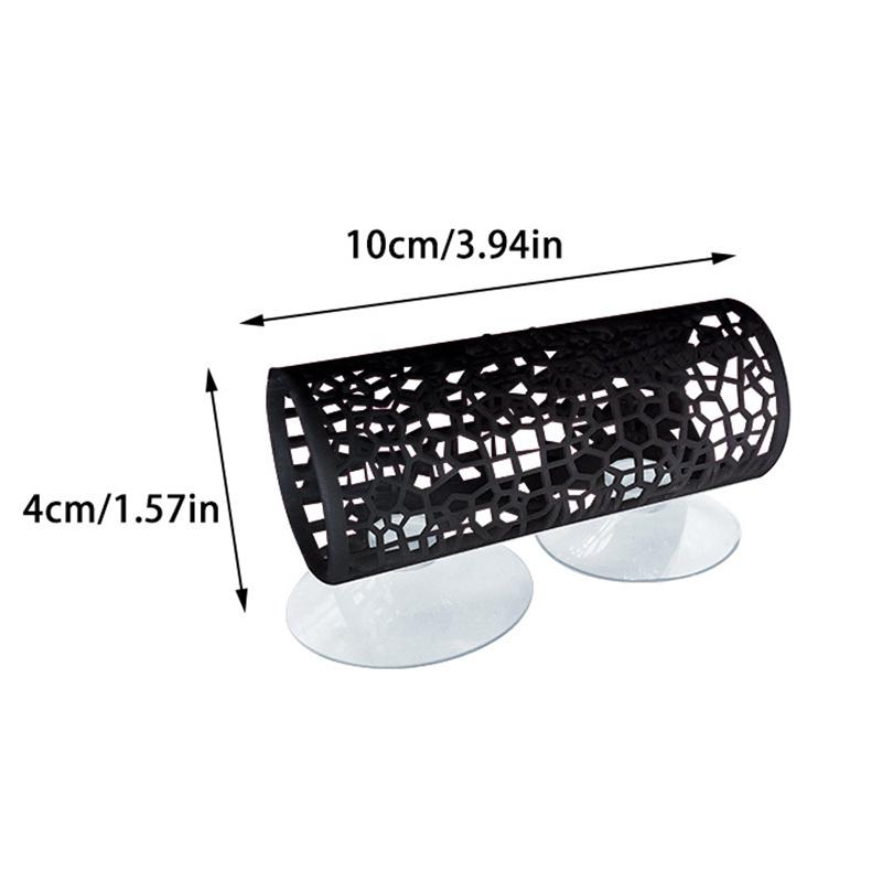 Fish Hideout Resting Tube Fish Bed Tunnel Small Hole Hollow Fish Hideout Resting Tube With Suction Cup For Fish Aquarium