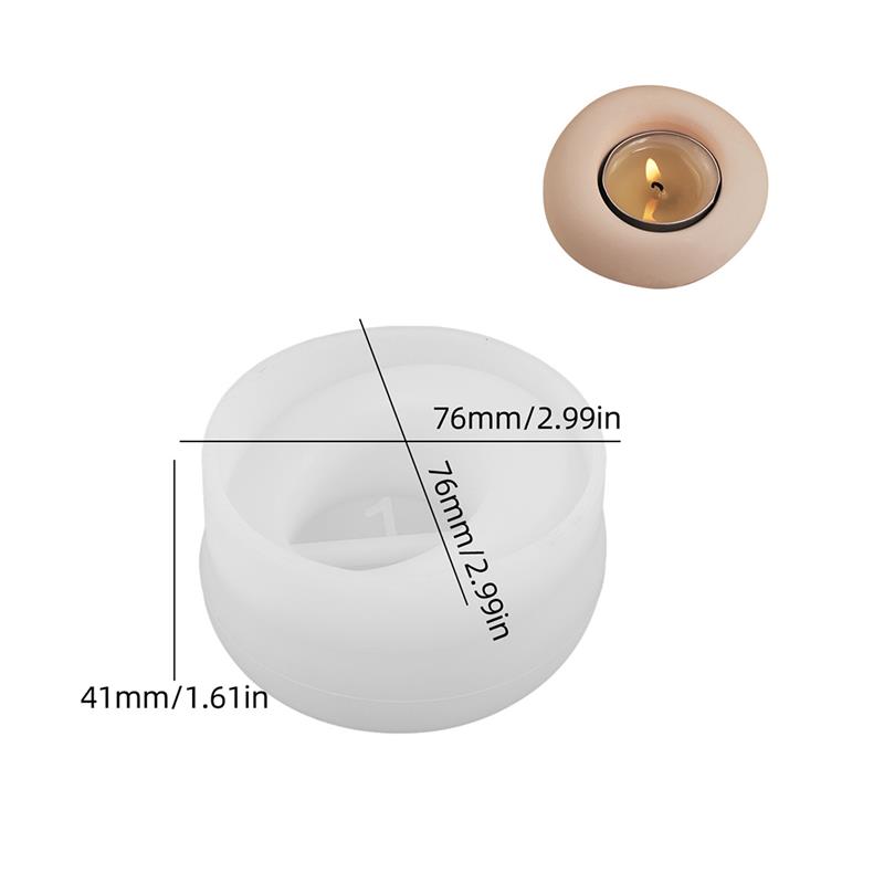 3D Irregular Bubble Candle Holder Mould DIY Creative Home Decoration Mold Ashtray Hight Quality