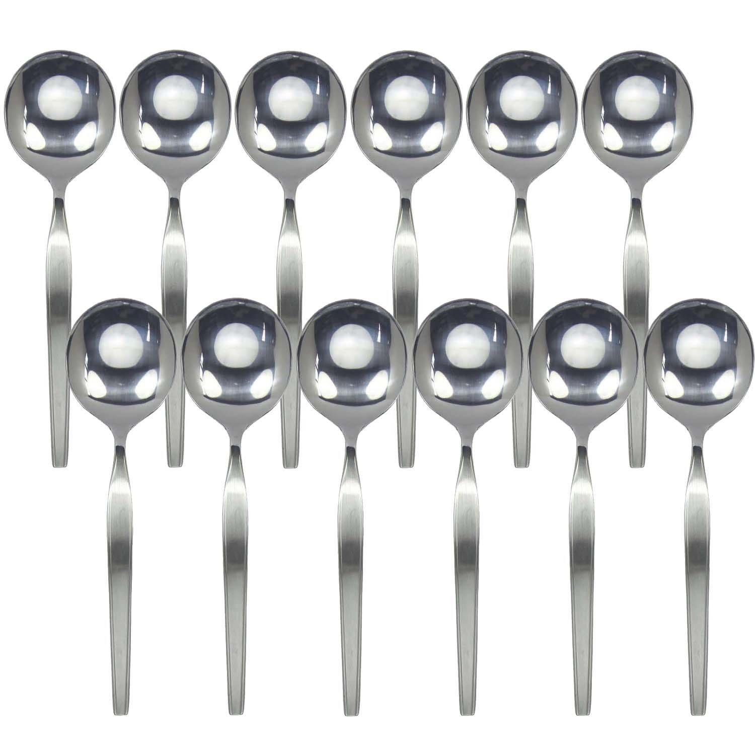 

Nagao Highline Dessert Soup Spoon Set of 12 Made in Japan