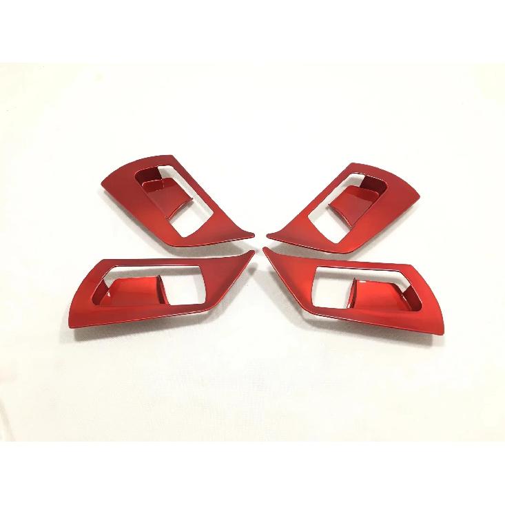 For Toyota RAV4 RAV 4 2016 2017 2018 Door Window Switch Button Cover Inner Bowl Frame Trims ABS Interior Car Styling Accessories