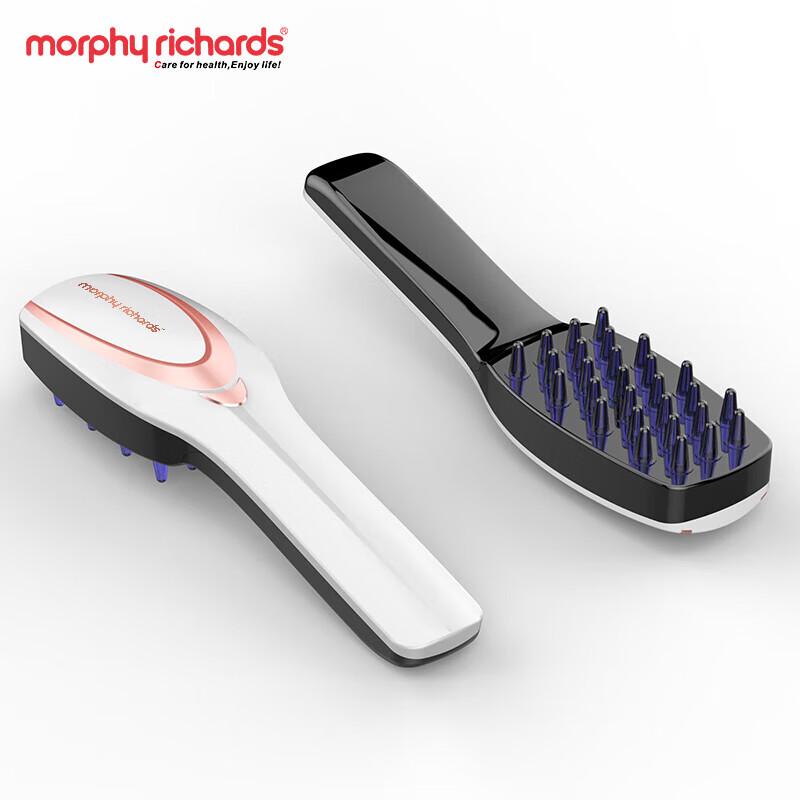 Morphy Richards Electric Red & Blue Light Scalp Massager Comb