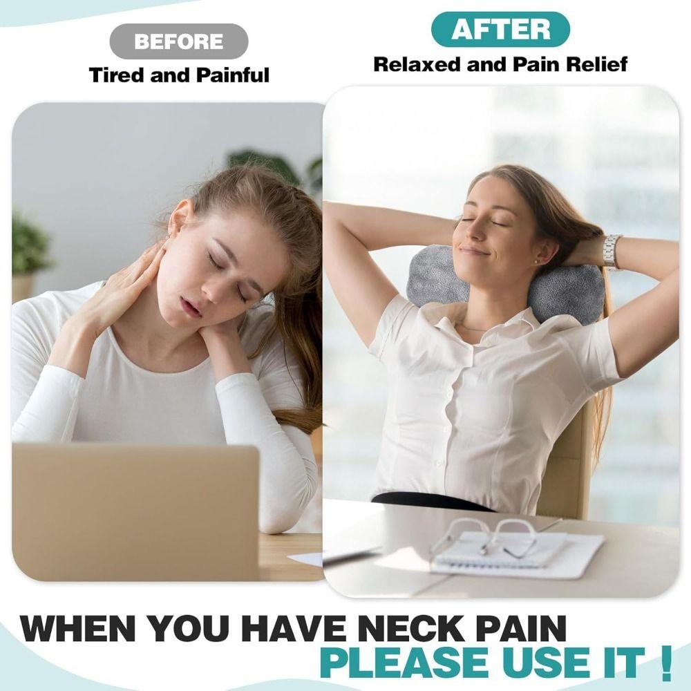 Adjustable Strap Neck Support Pillow Versatile Waist Support Pillow New Car Headrest Cushion Sleep