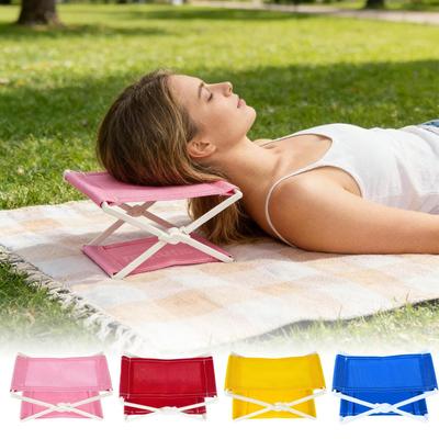 Beach Pillow Compact Foldable Headrest Beach Pillows for Patio Hiking Picnic Road Trip Indoor Summer Outside Sand Rest Relax