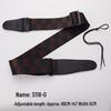 Bakelite PU Leather Guitar Strap for Classical & Folk - Wide, Thick, Personalized Style