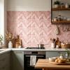 2 Pcs Wall Tile Stickers, Peel And Stick Backsplash, Self Adhesive Waterproof Kitchen Wall Tile Decals for Kitchen, Bathroom, Walls, Floors