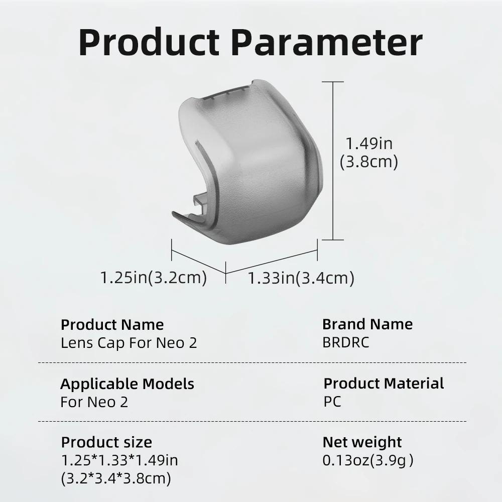 Lens Cap Protector For DJI Neo 2 Drone Gimbal Camera Dustproof Protective Case And Accessories All Round Protection