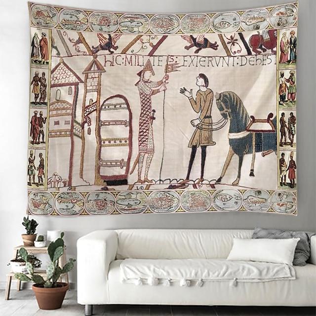 Tapestry of the medieval Bayeux wall 75x100