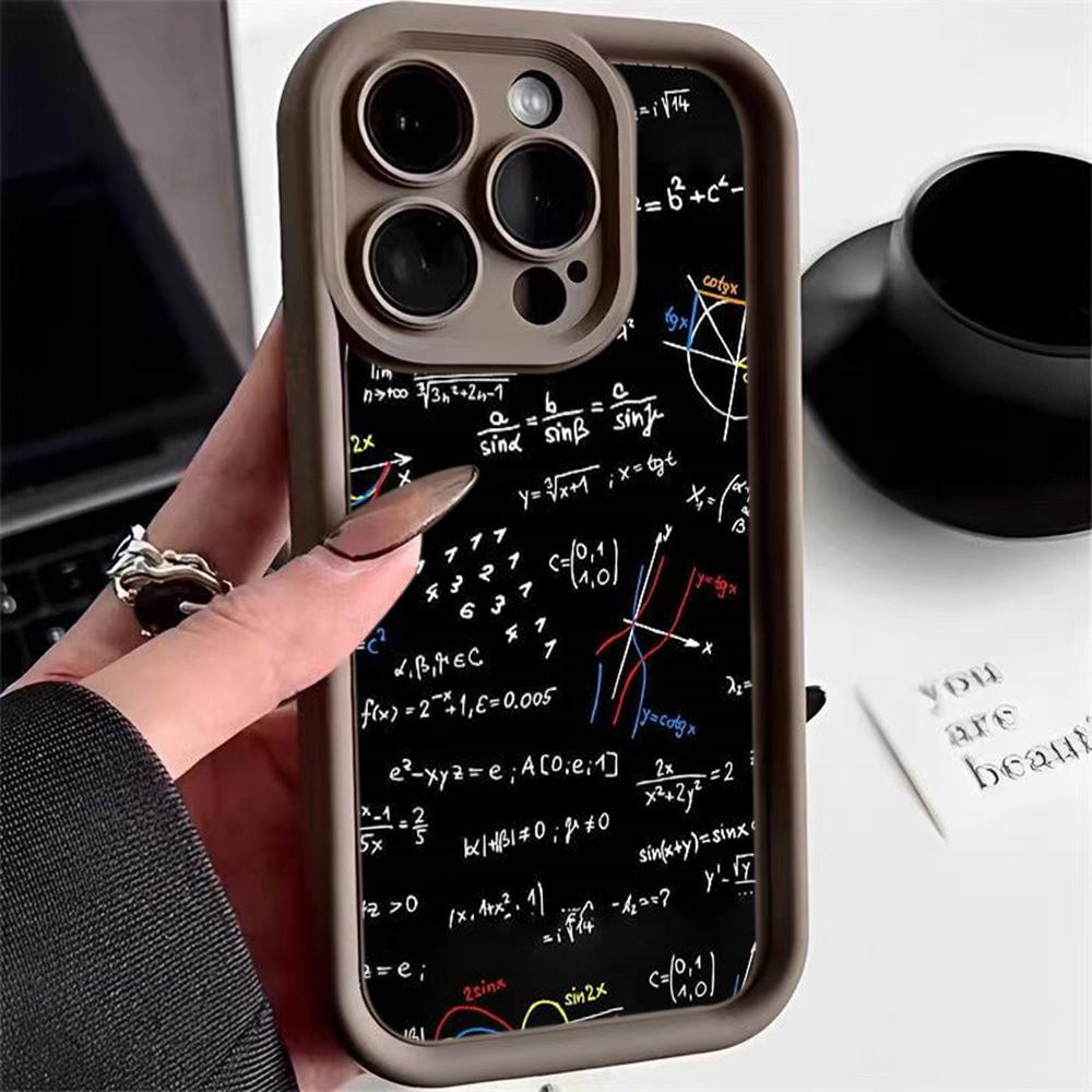 Angel Eye TPU Soft Phone Case for Samsung A05 A13 A23 A53 A14 A24 A34 A54 A15 A25 A35 A55 S20 S23 FE S24 Ultra Ae71 Creative Brain Mathematicians