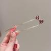 Vintage Floral Butterfly Hair Stick For Women Girls Metal U-shaped Hairpin Blue Crystal Hair Forks Updo Bun Hair Accessoriesge