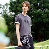 FILA Original Colorful Fashion Simple Classic Retro Large Logo Sports Trendy Casual Versatile Comfortable Loose Short Sleeve T-Shirt F51U619102FDY