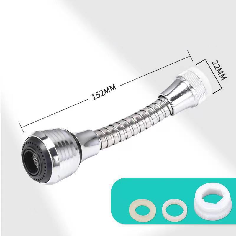 Kitchen faucet anti splash head extension device, household faucet aerator, washbasin faucet anti splash water