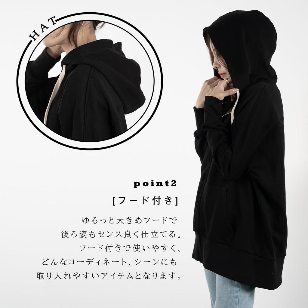 Bluza z długim rękawem typu dolman, gładka, z długim rękawem, odzież wypoczynkowa dla i koreański styl Harajuku [iito.seasons] Damska bluza o luźnym kroju, długość, zapinana na zamek