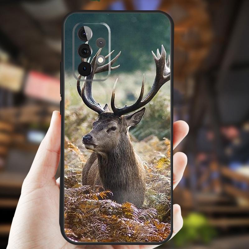 Deer Hunting Camo Case For Samsung Galaxy A15 A35 A55 A53 A33 A13 A36 A56 A26 A16 A22 A32 A52 A54 A34 A05 A06