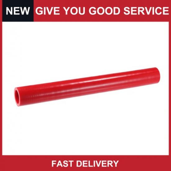 1Pcs 12 Long 1 4-Ply ID Car Straight Coupler Silicone Hose Pipe Tube Red
