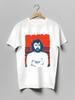 Unisex White Kino Tsoi Print T-shirt