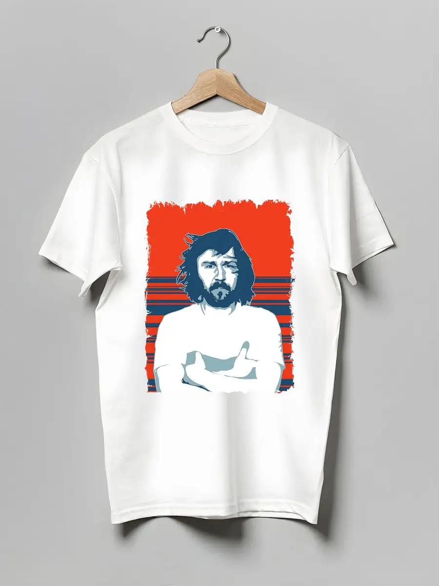 

Unisex white Kino Tsoi print t-shirt XL