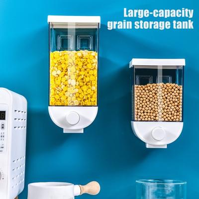 Versiegeltes Glas Müsli Luftdichter Aufbewahrungsbehälter Wandmontiertes Design Große Kapazität