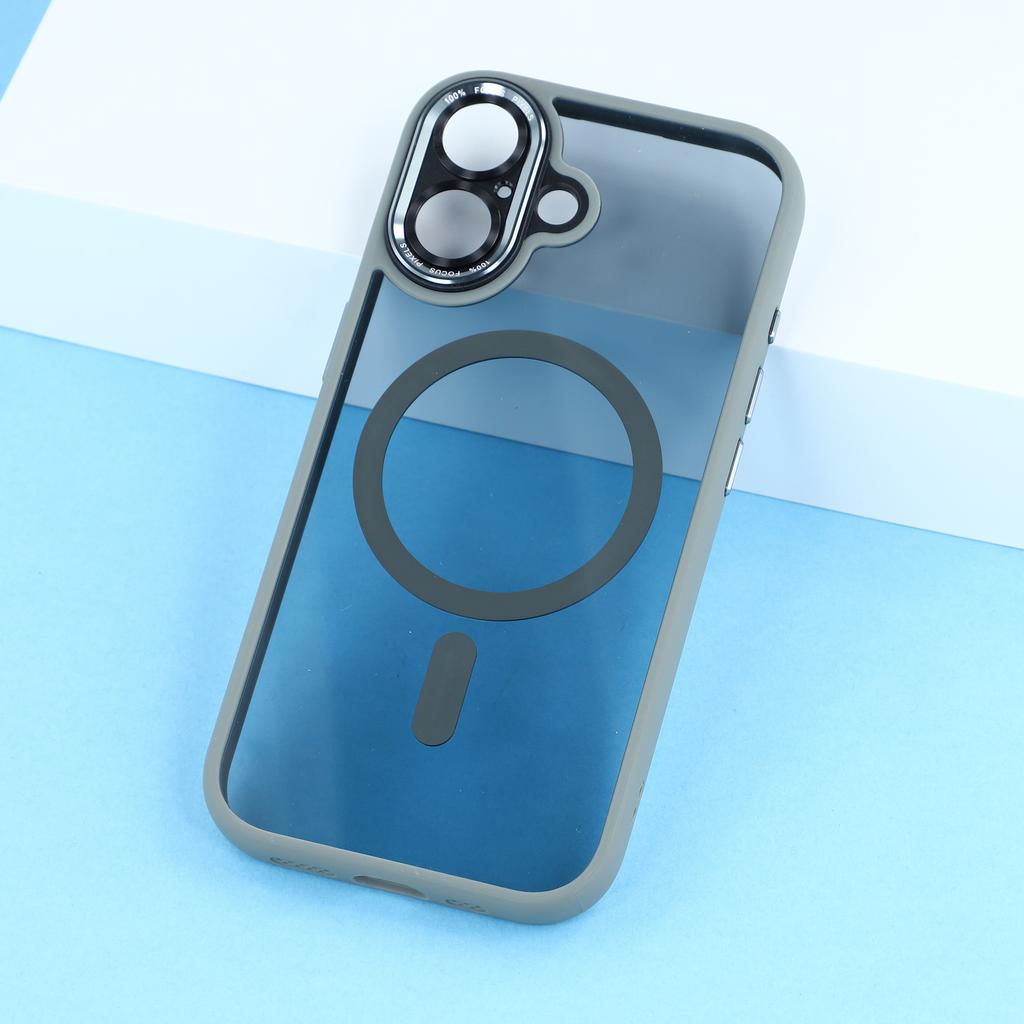 For iPhone 17 Case Compatible with MagSafe TPU + Acrylic Hybrid Phone Shell