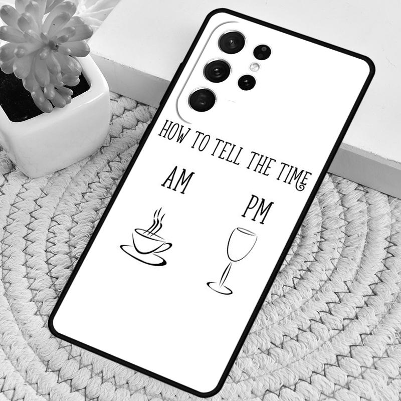 Coffee Wine Cup Phone Case for Samsung Galaxy note 10 pro S26 Ultra S23 S24 FE S25 S21 S22 PLUS shockproof Cove