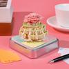 2026 Creative 3D Model Calendar Christmas Gift 268 Sheets Lighted Desk Daily Calendar Creative Tabletop Decoration Calendar