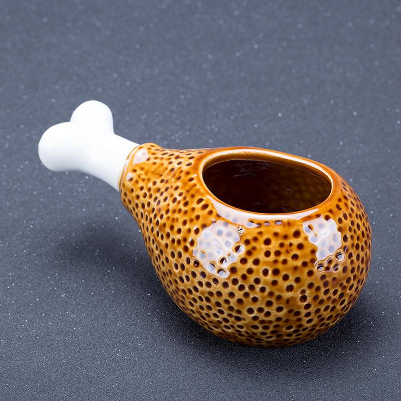 365ml Drumstick TIKI Mug Ceramic Cocktail Glass Hawaiian Bar Party Wineglass Fancy Ice Cream Container Smoothie Cup Dropshipping
